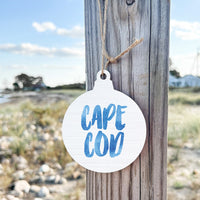 Watercolor Cape Cod Bulb Ornament