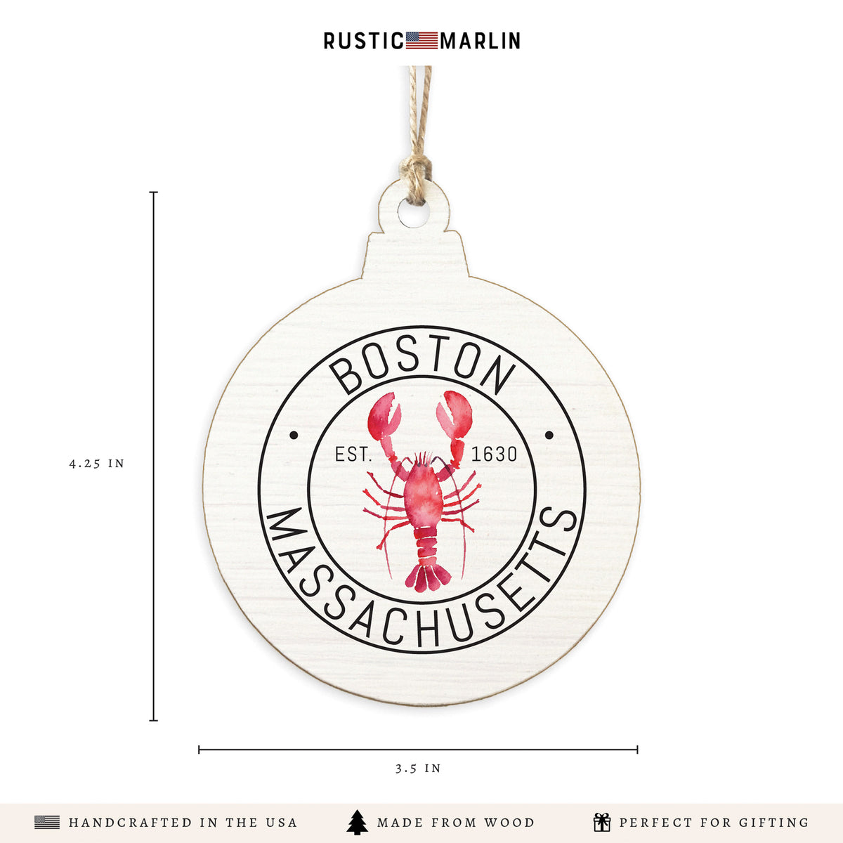 Boston Lobster Ornament
