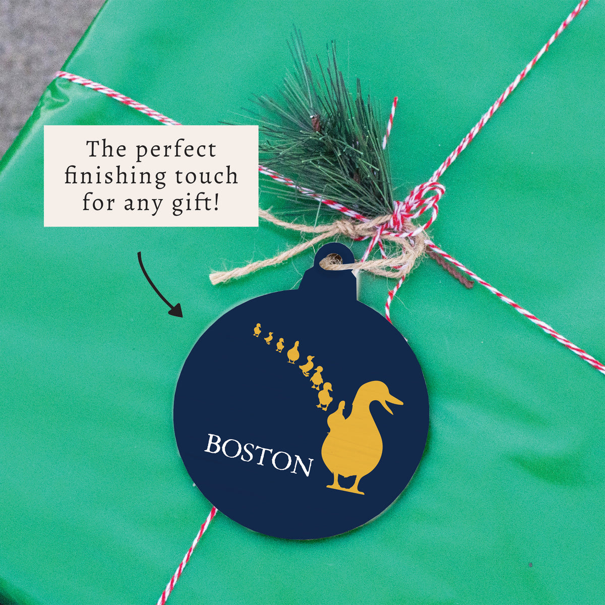 Boston Ducklings Ornament
