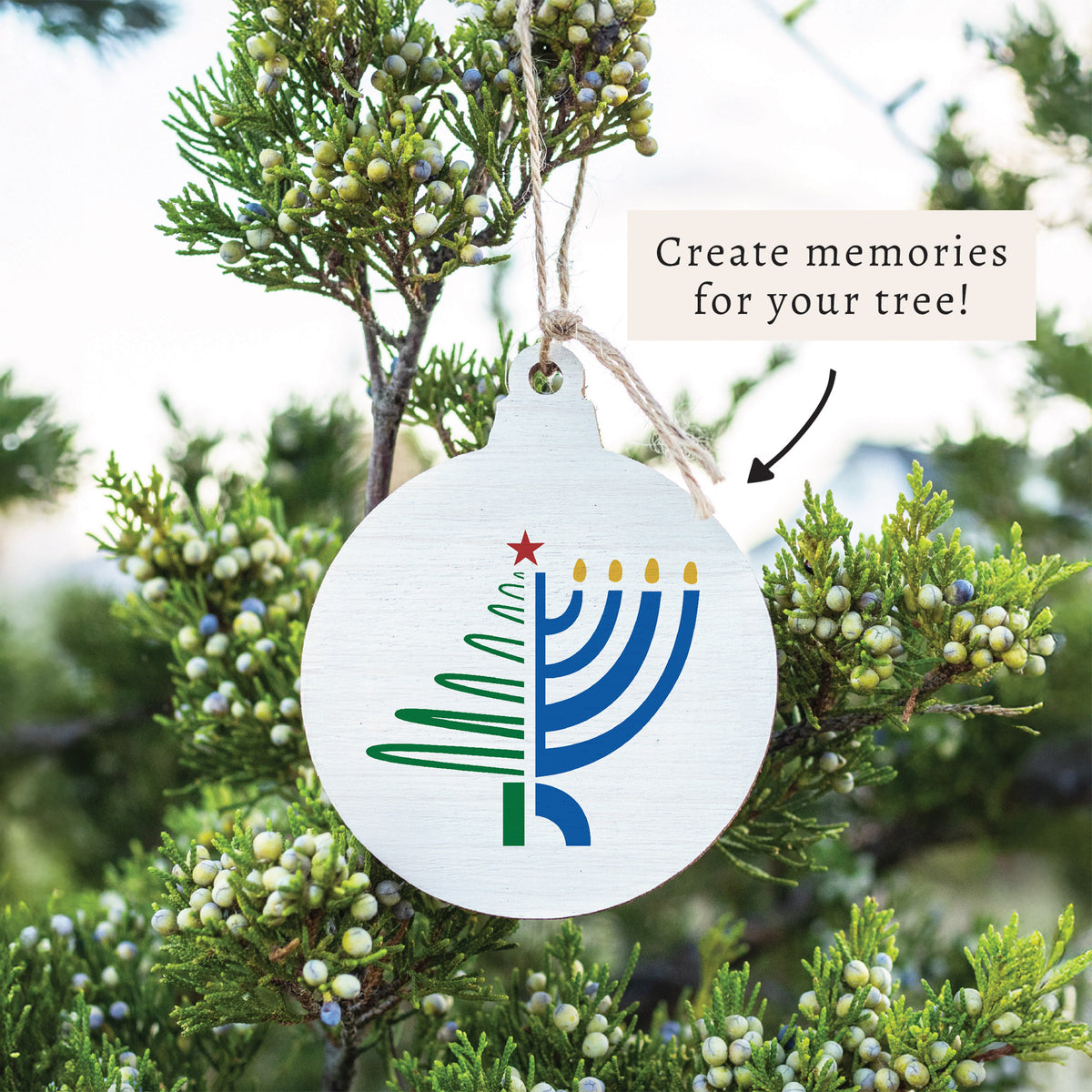 Christmas Hanukkah Ornament