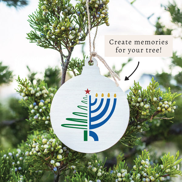 Christmas Hanukkah Ornament