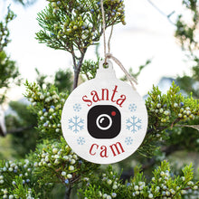 Load image into Gallery viewer, Santa Cam Bulb Ornament
