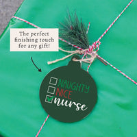 Naughty Nice Nurse Ornament