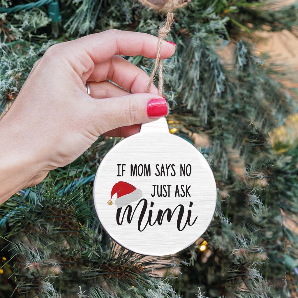 Just Ask Mimi Bulb Ornament