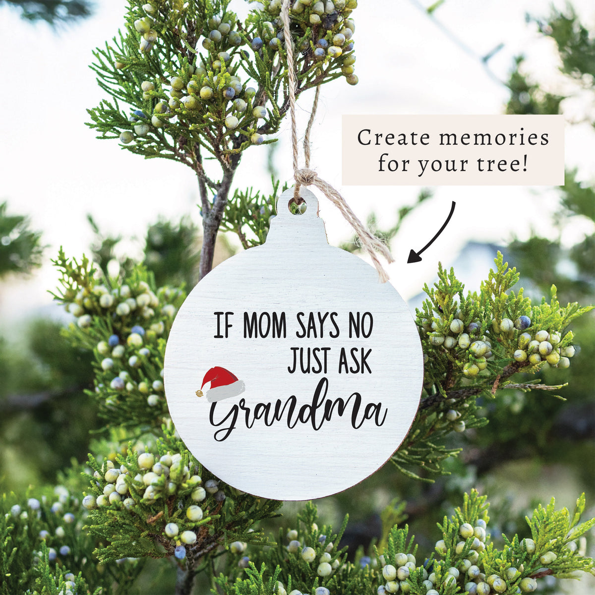 Just Ask Grandma Ornament