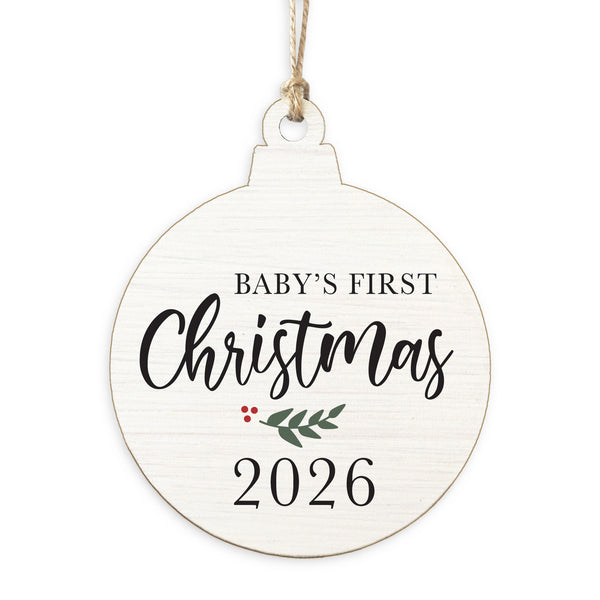 Baby's First Christmas Ornament | Rustic Marlin