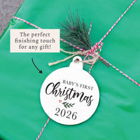 2026 Baby's First Christmas Ornament