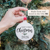 2026 Baby's First Christmas Ornament