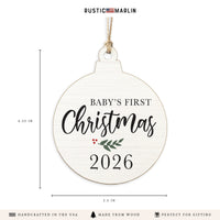 2026 Baby's First Christmas Ornament