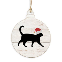 Santa Cat Ornament