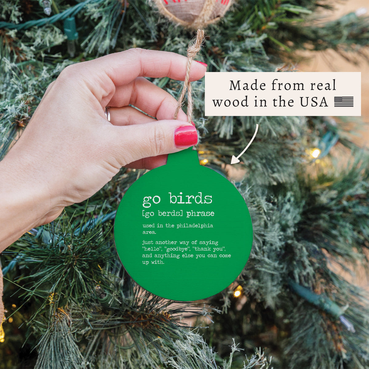 Philly Go Birds Ornament