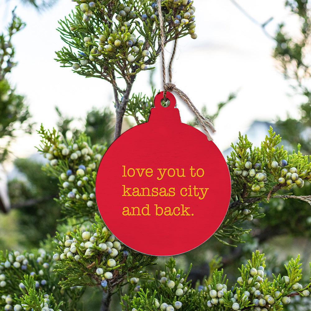 Love You To Kansas City Ornament