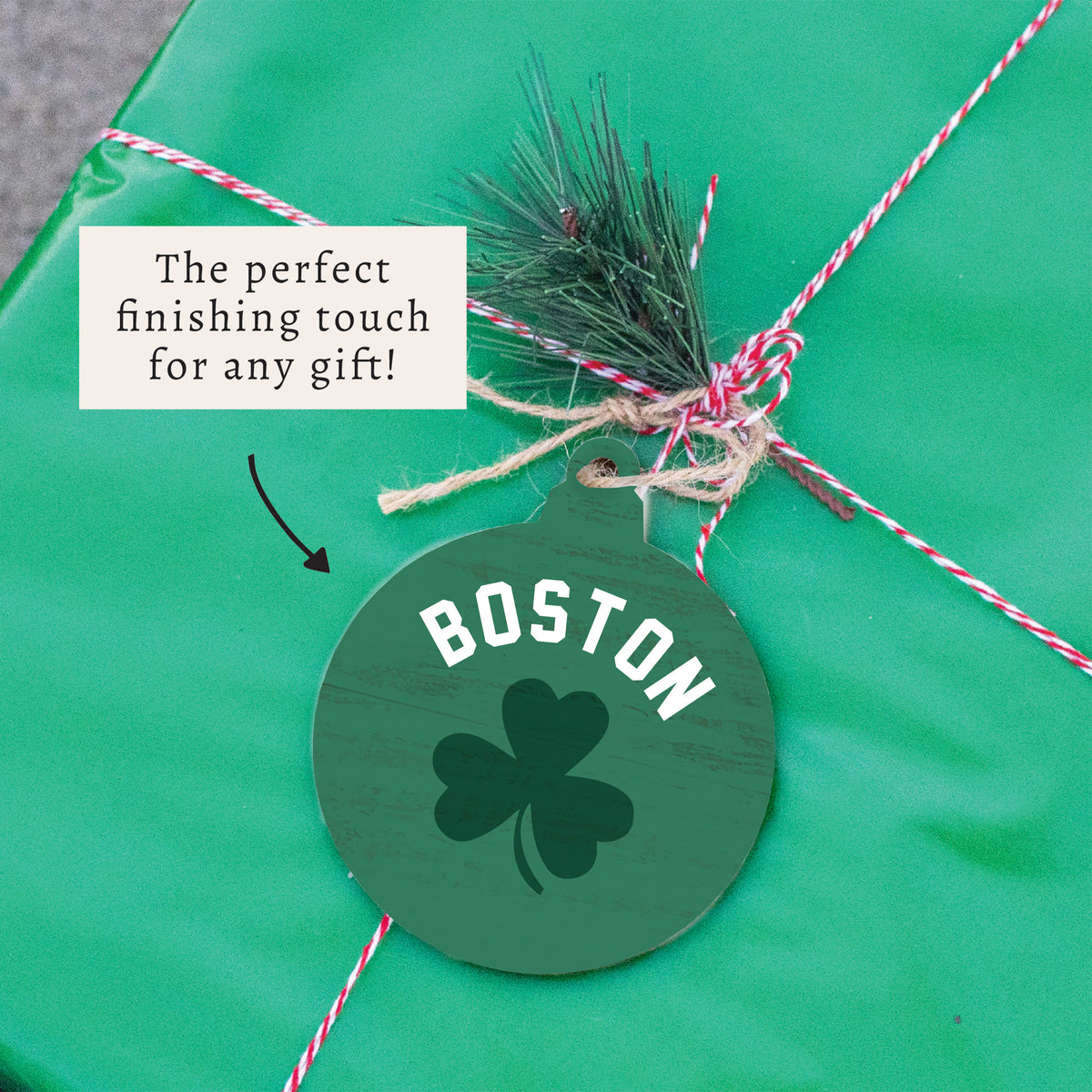 Boston Shamrock Ornament