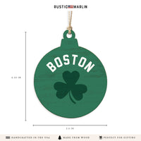 Boston Shamrock Ornament