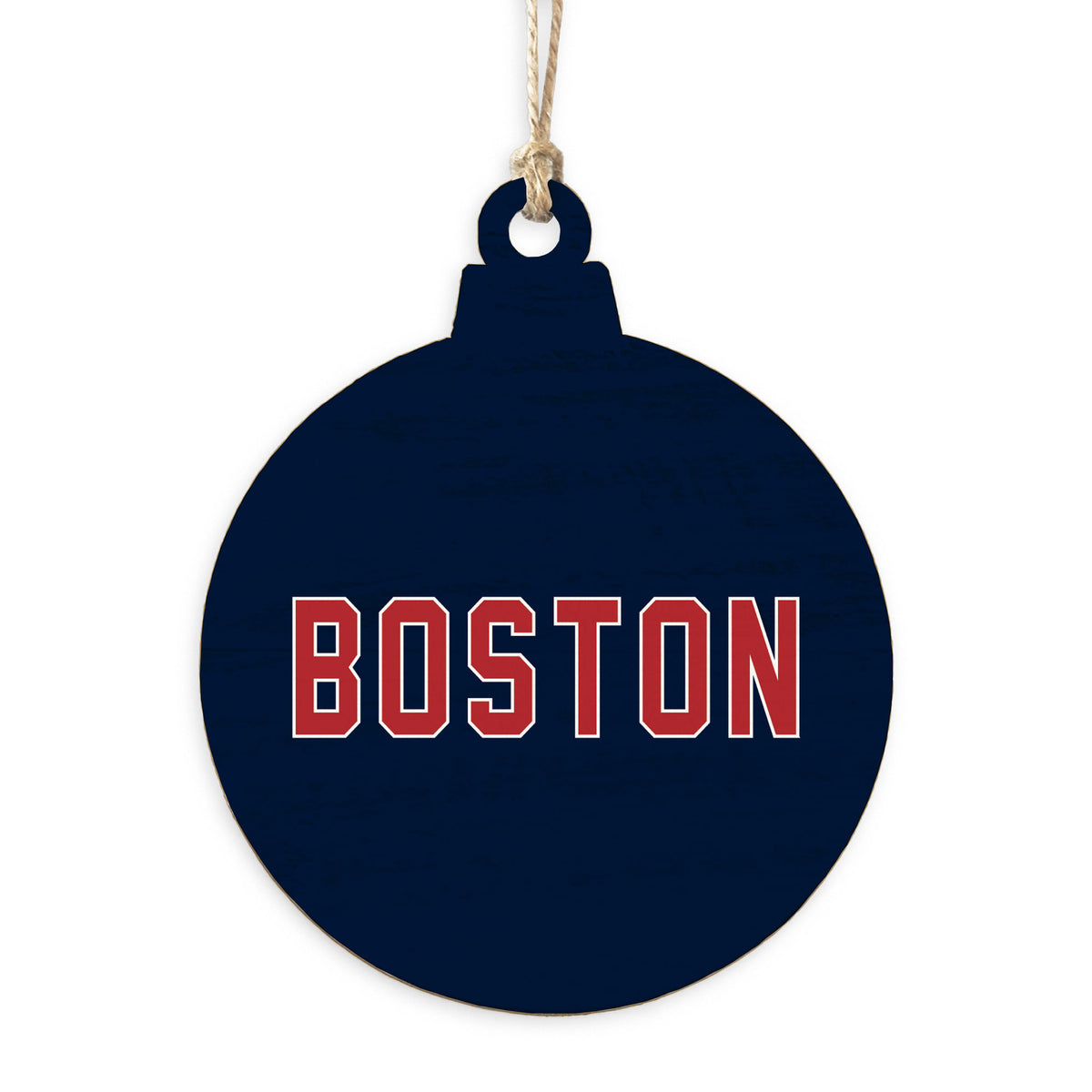 Boston Red and Blue Ornament