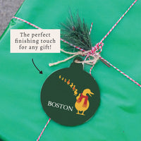 Boston Holiday Ducklings Ornament