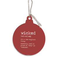 Wicked Definition Bulb Ornament