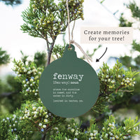 Fenway Definition Ornament