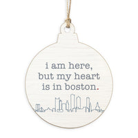 My Heart is in Boston Ornament