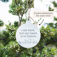 My Heart is in Boston Ornament
