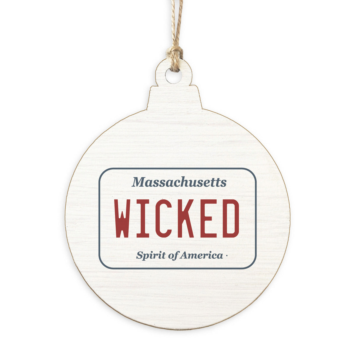 Wicked License Plate Ornament
