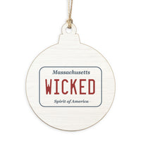 Wicked License Plate Ornament
