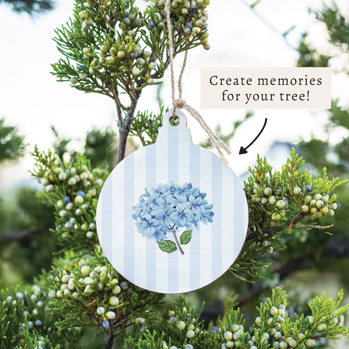 Blooming Hydrangea Ornament
