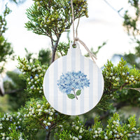 Endless Summer Hydrangea Bulb Ornament
