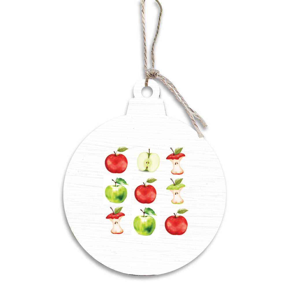 Vintage Apple Bulb Ornament