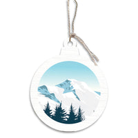 Scenic Mountain Top Ornament