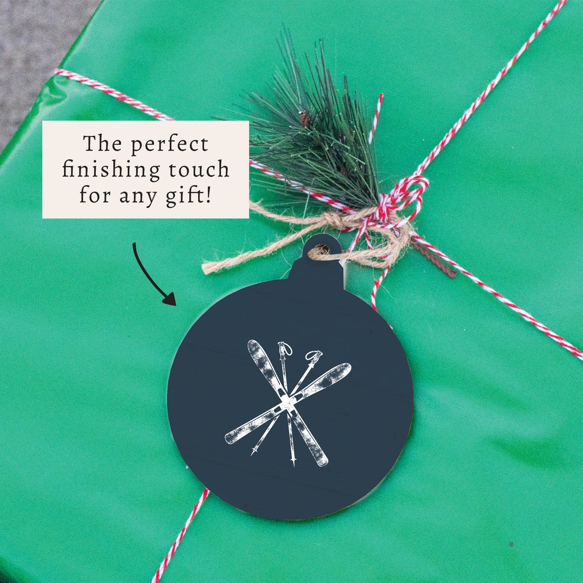 Skis Ornament
