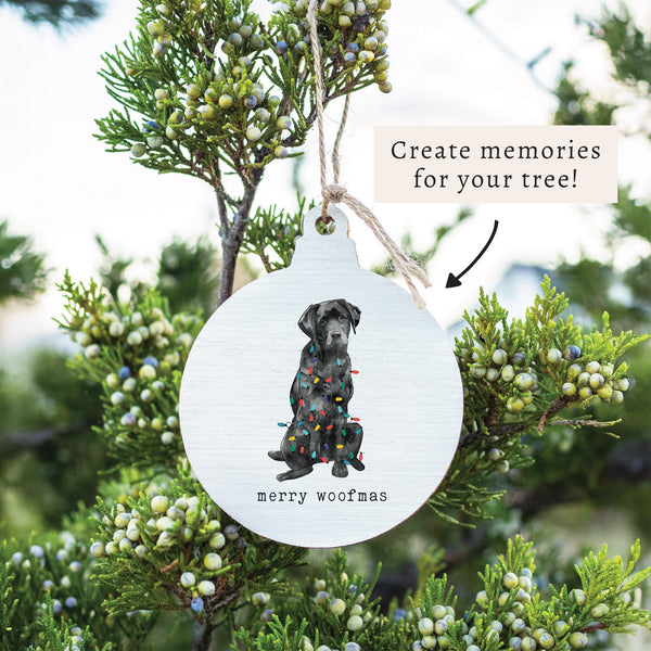 Merry Woofmas Dog Ornament