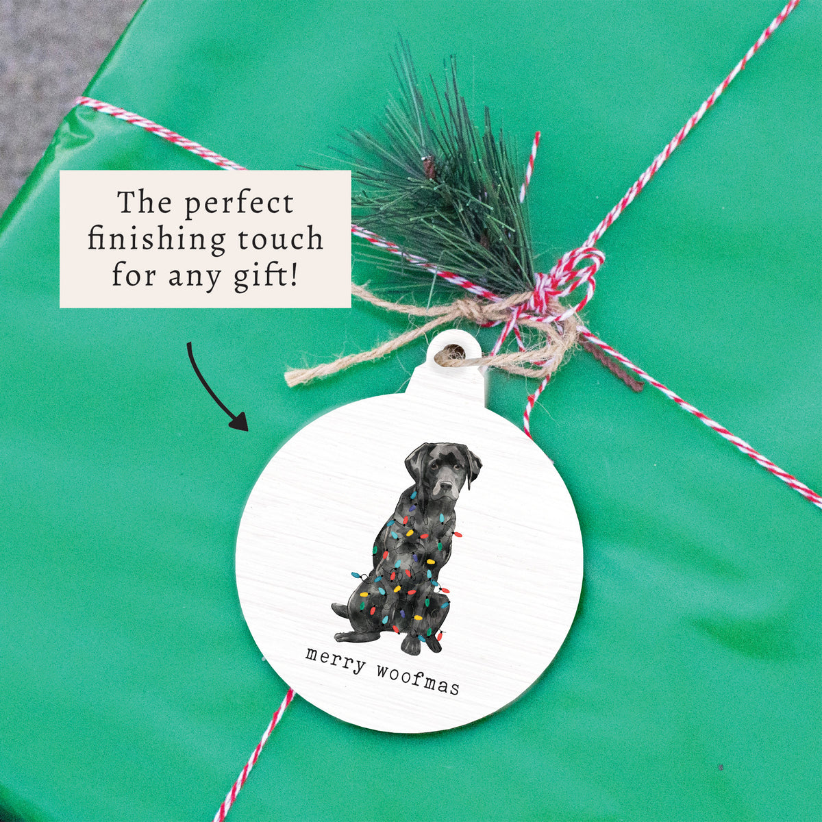 Merry Woofmas Dog Ornament