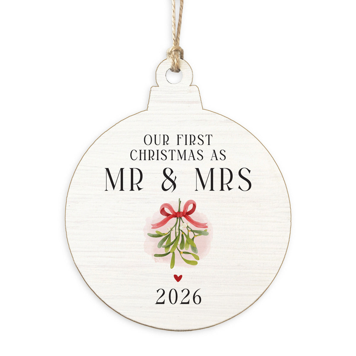 Christmas Mr And Mrs Ornament | First Christmas
