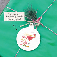 Cheers to the Naughty List Ornament