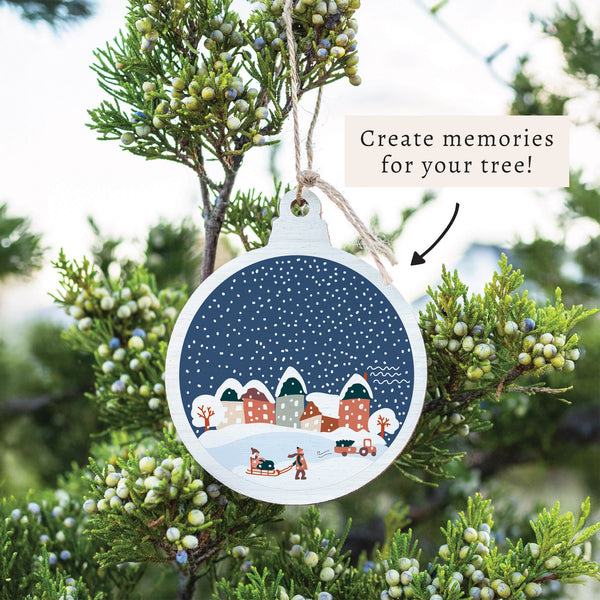 Snow Globe Ornament
