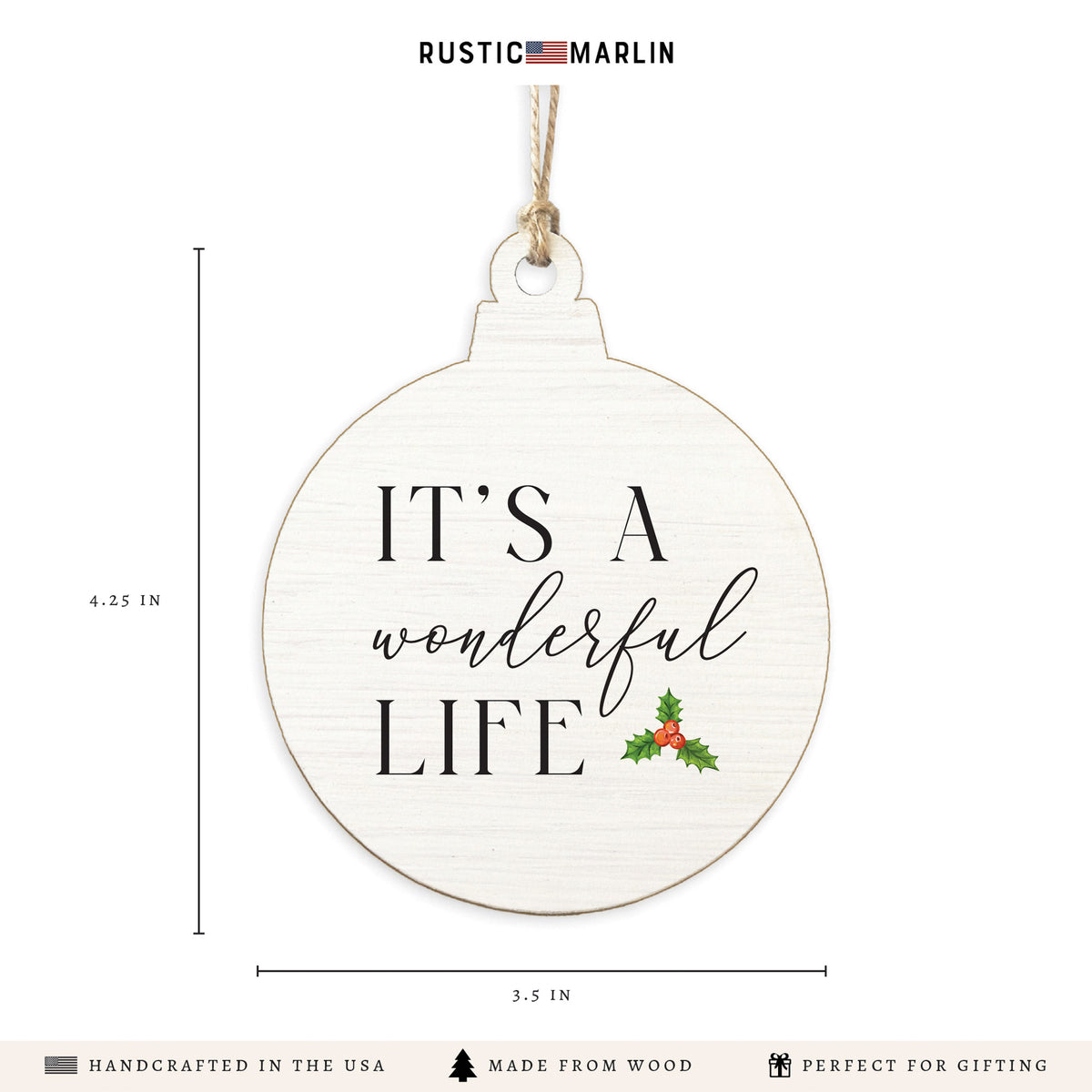 It's a Wonderful Life Ornament