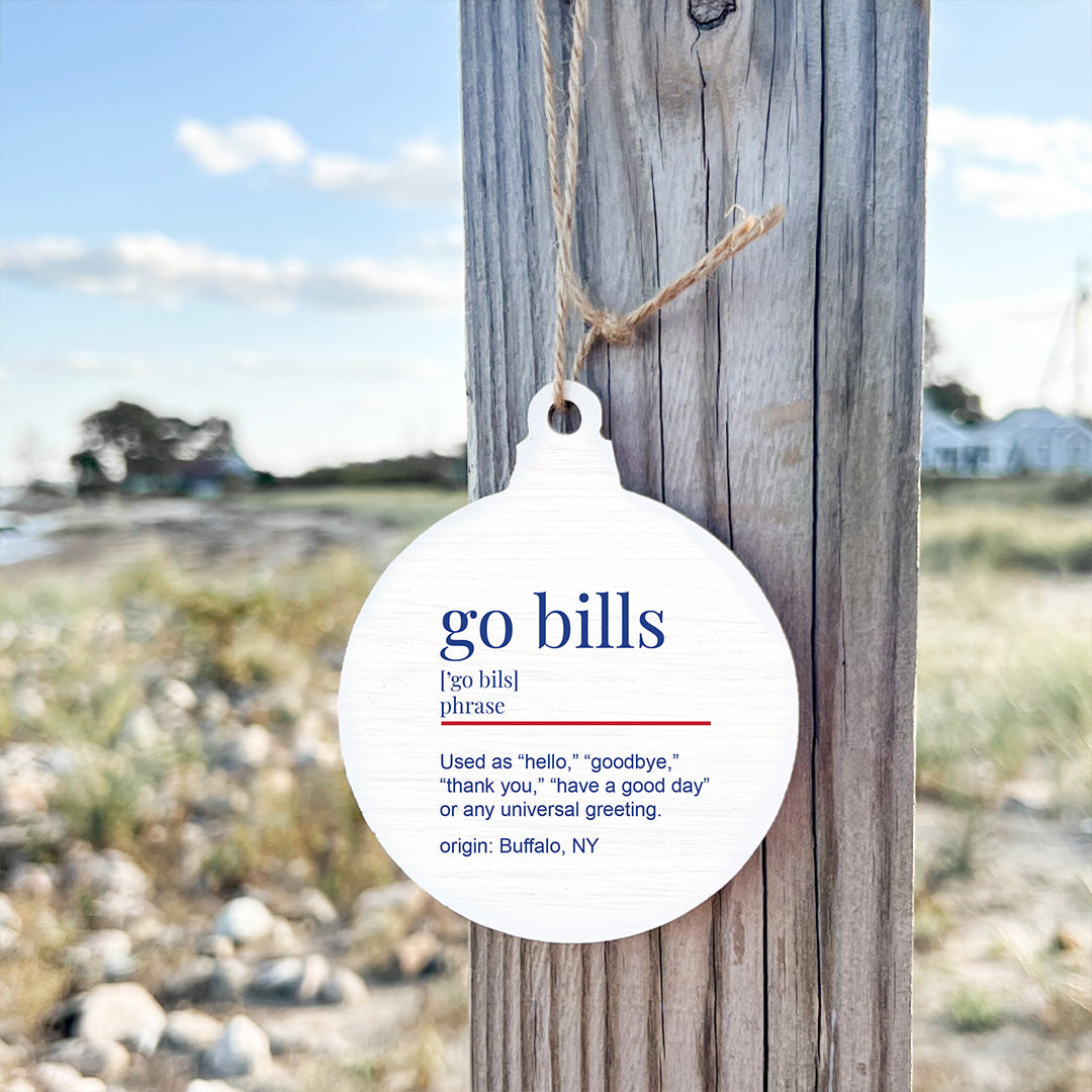 Go Bills Definition Bulb Ornament