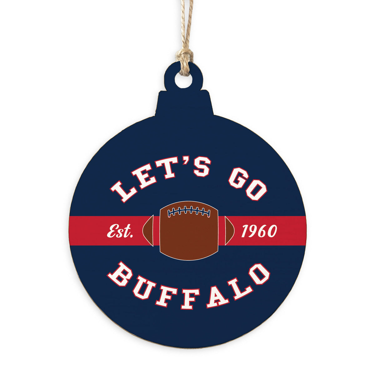 Let's Go Buffalo Ornament