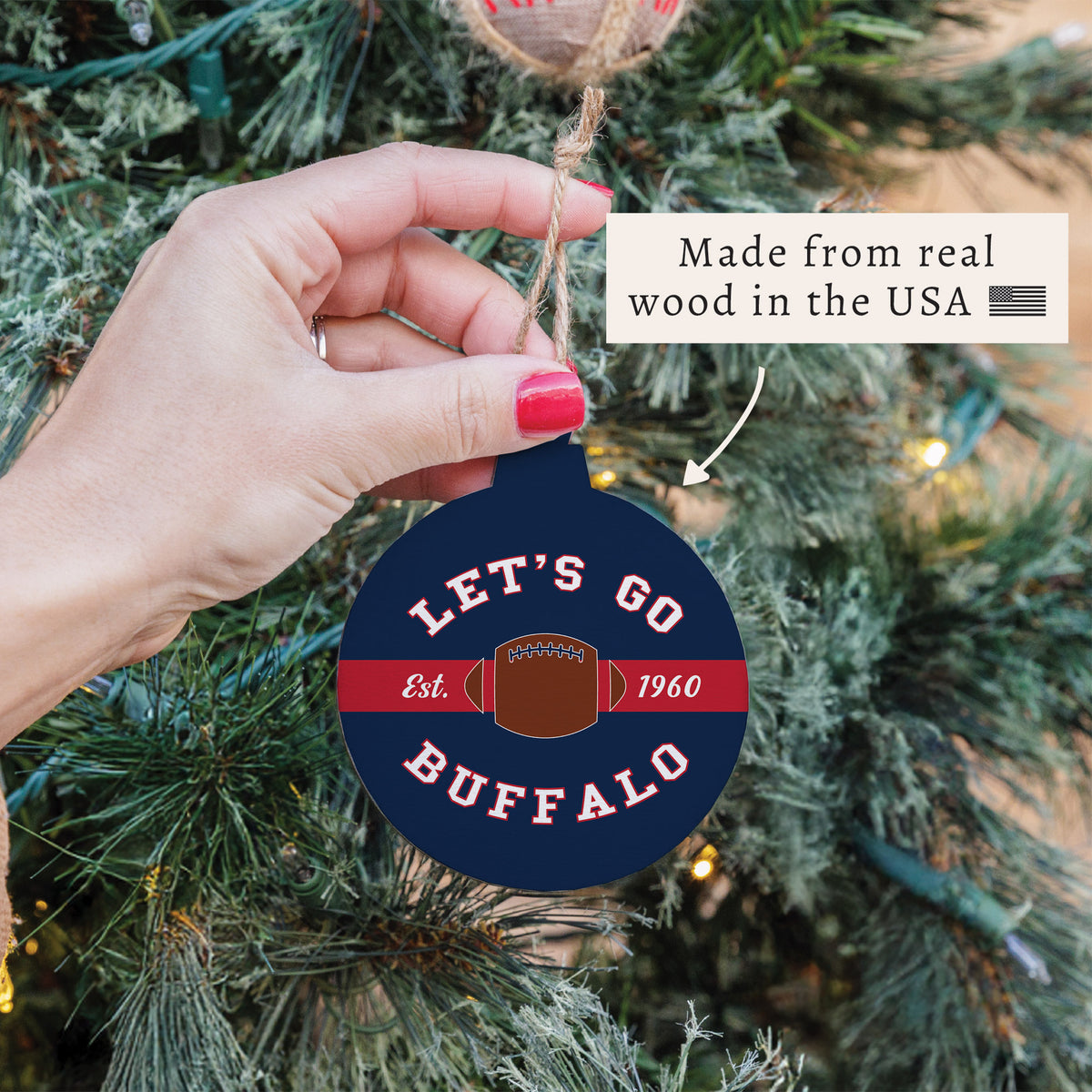 Let's Go Buffalo Ornament