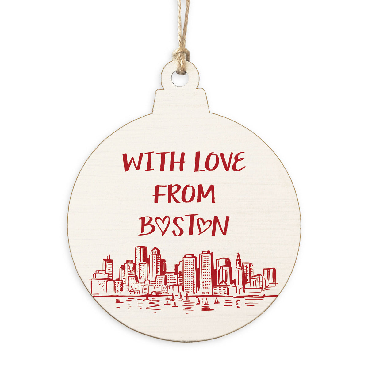 With Love from Boston Ornament