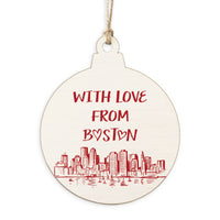 With Love from Boston Ornament