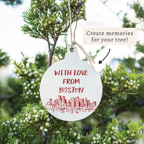 With Love from Boston Ornament