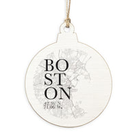 Boston City Grid Ornament