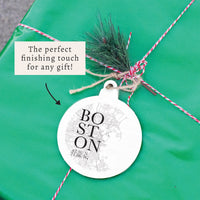 Boston City Grid Ornament