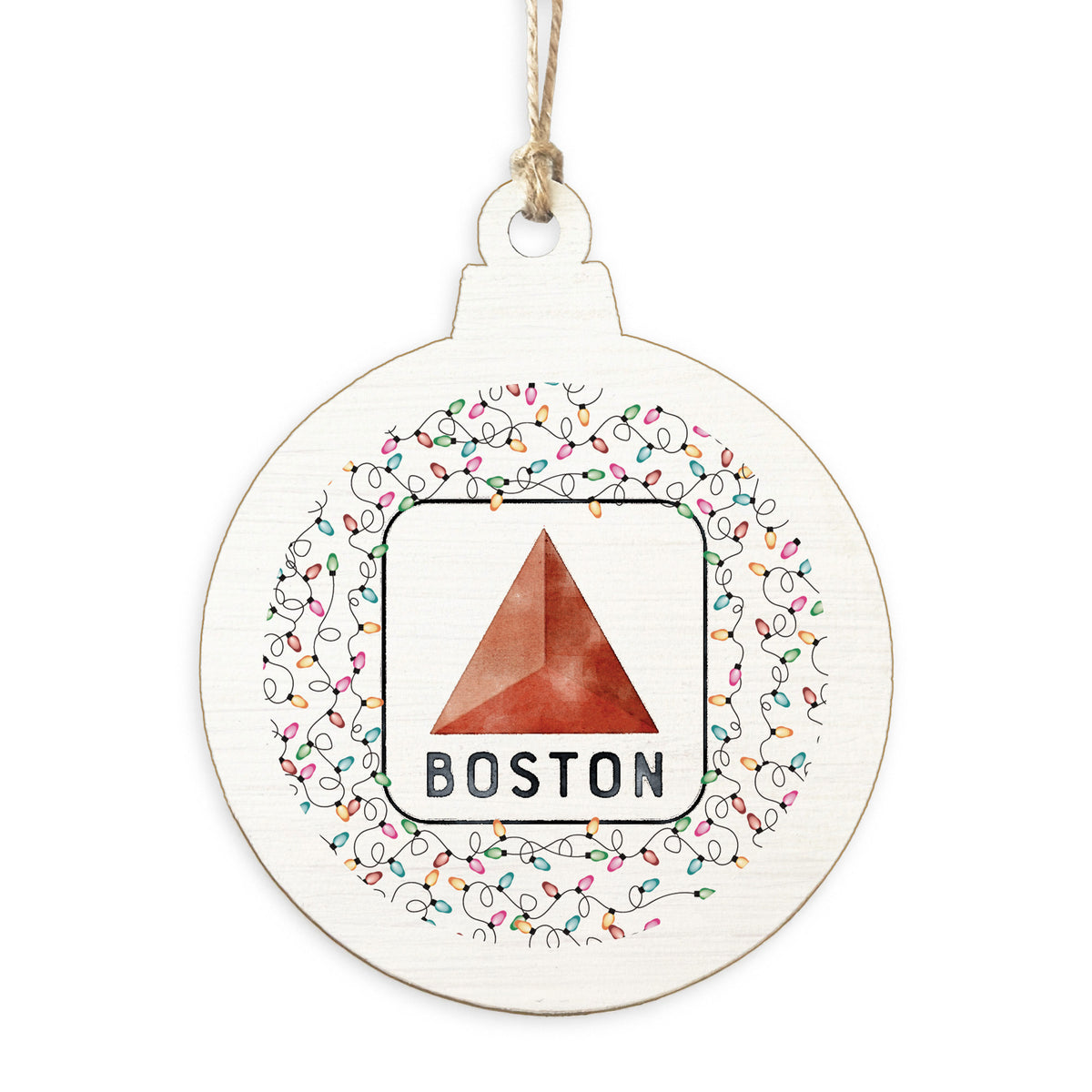 Boston Christmas Citgo Ornament
