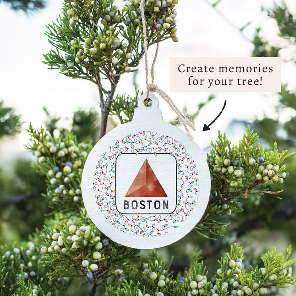 Boston Christmas Citgo Ornament
