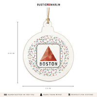 Boston Christmas Citgo Ornament