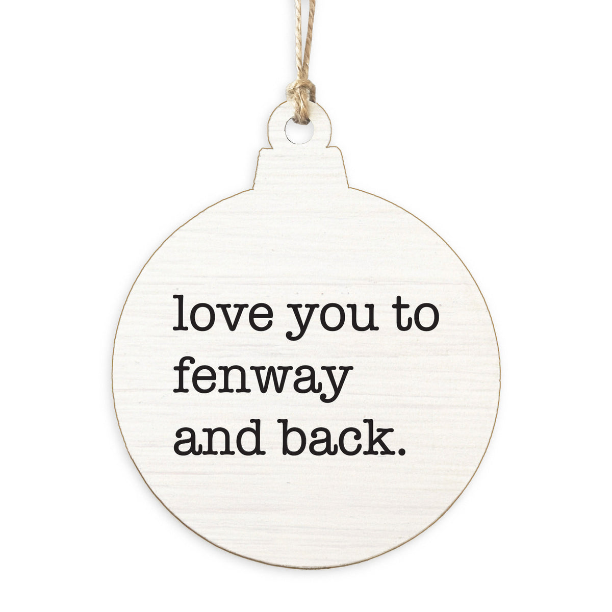 Love You To Personalized Ornament