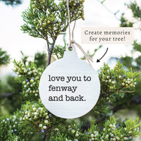 Love You To Personalized Ornament